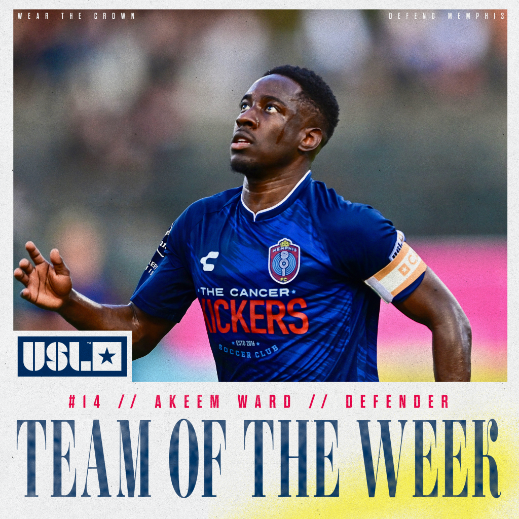 Akeem Ward USL Team of the Week Graphic